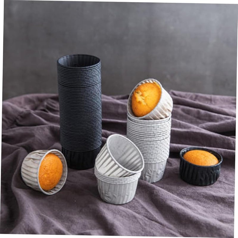 White Oil Baking Cups 50pcs Muffin Paper Holders for Desserts Party Weddings Birthdays - Image 5